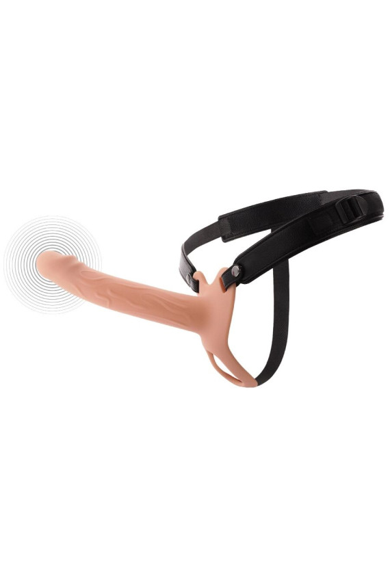 HIDDEN DESIRE - INFERNO VIBRANTE GUAINA PER PENE STRAP-ON 20 CM