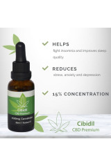 500 COSMETICS - CIBIDIL OLIO DI CBD RILASSANTE 15% 30 ML