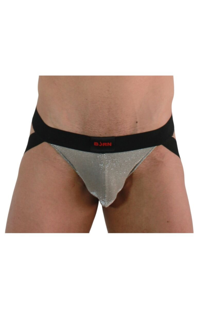 BURN - 001 JOCK BEIGE LUCIDO / NERO XL