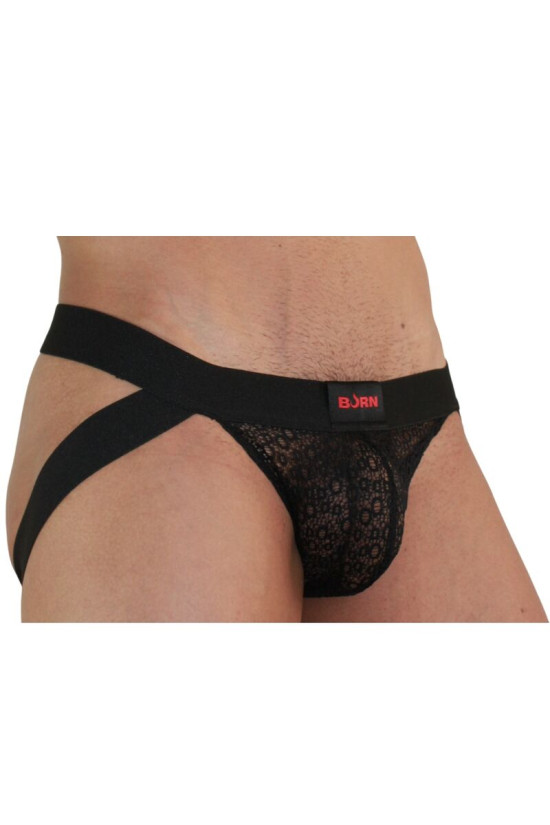 BURN - 005 JOCK LINGERIE NERO L