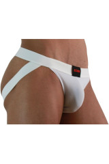 BURN - 007 JOCK LYCRA BIANCO L