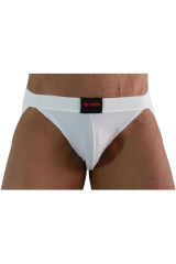 BURN - 007 JOCK LYCRA BIANCO XL