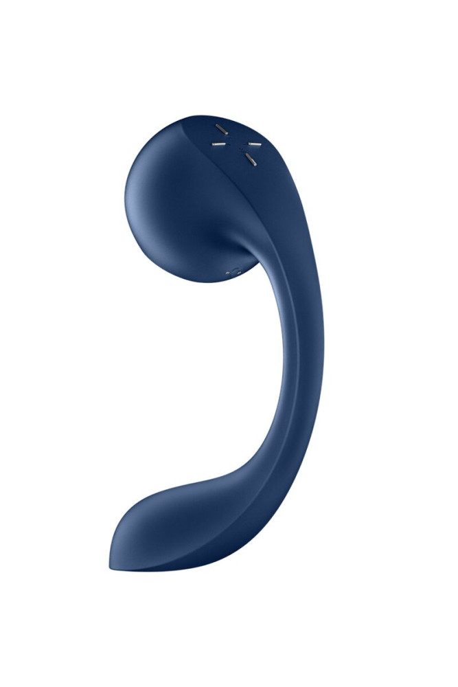 SATISFYER - PRO+ WAVE 4 STIMOLATORE PUNTO G E AIR PULSE APP GRATUITA BLU SCURO