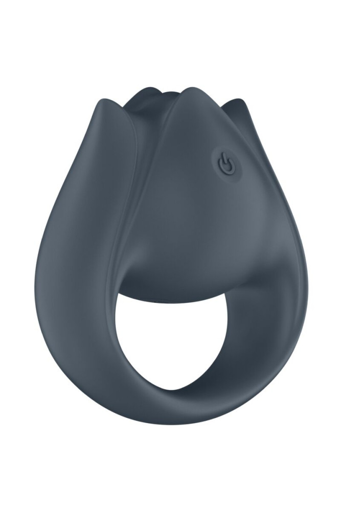 SATISFYER - PERFECT PAIR 2 MULTIVIBRATORE 2 IN 1 ANELLO PER PENE E STIMOLATORE PER DITA GRIGIO