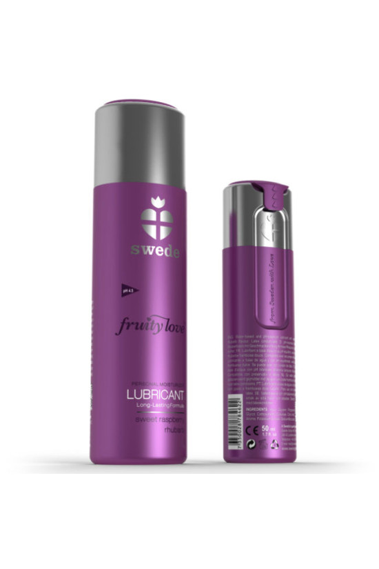 SWEDE - FRUITY LOVE LUBRIFICANTE LAMPONE RABARBARO 50 ML