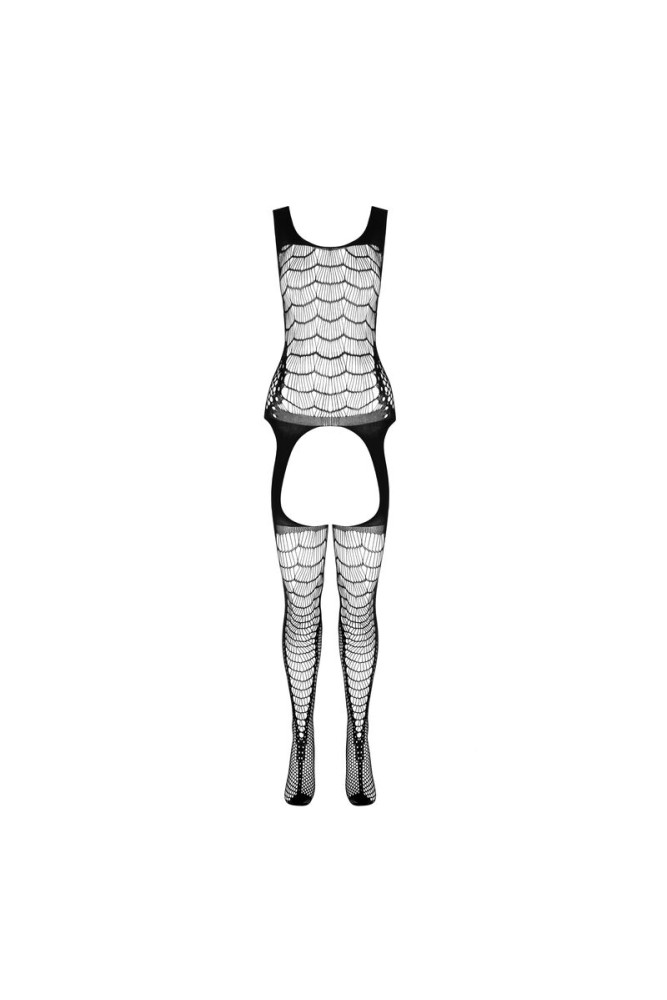 PASSION - BS 104 BODYSTOCKING BIANCO TAGLIA UNICA