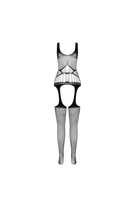 PASSION - BS 106 BODYSTOCKING BIANCO TAGLIA UNICA