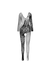 PASSION - BS 107 BODYSTOCKING NERO TAGLIA UNICA