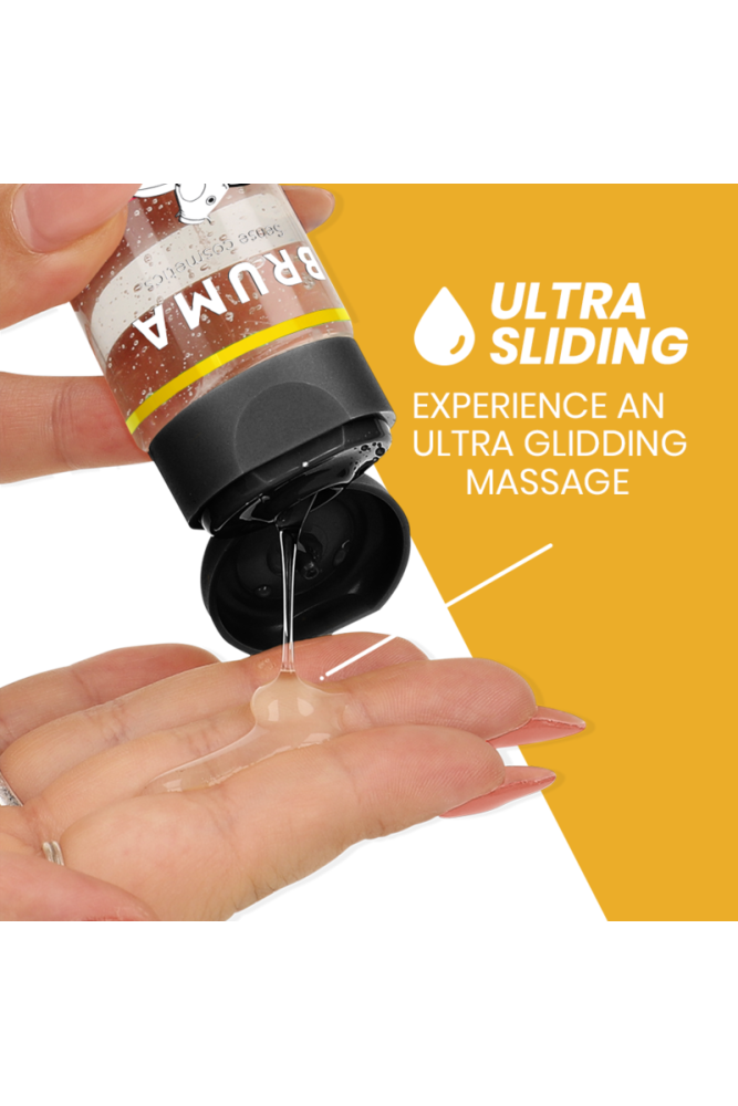 BRUMA - OLIO DA MASSAGGIO PREMIUM EFFETTO CALORE SAPORE PINA COLADA 3 IN 1 - 100 ML