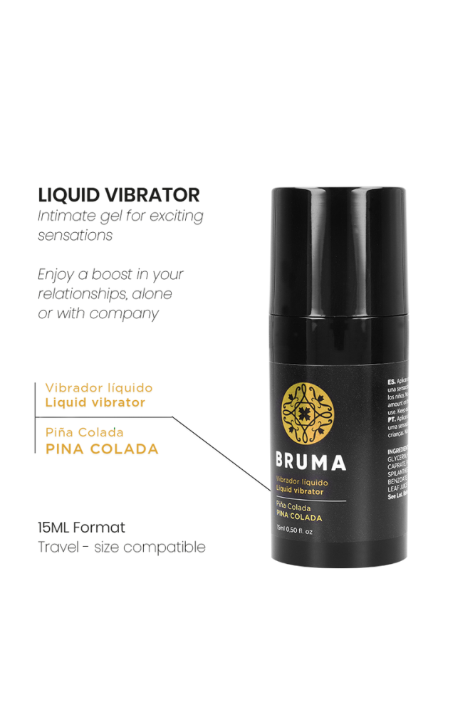 BRUMA - VIBRATORE LIQUIDO ULTRA SCORREVOLE PINA COLADA 15 ML