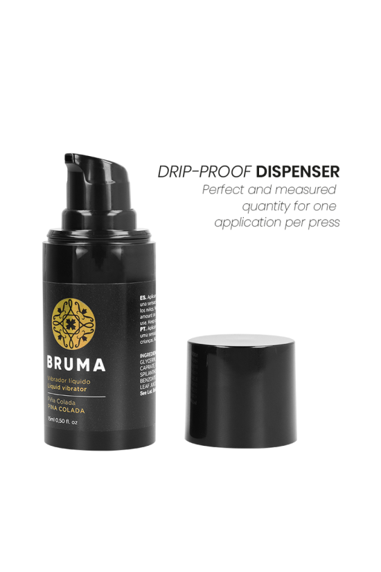 BRUMA - VIBRATORE LIQUIDO ULTRA SCORREVOLE PINA COLADA 15 ML