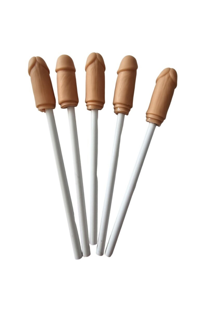 DIABLO PICANTE - 5 MATITE CON PUNTA DEL PENE NATURALE