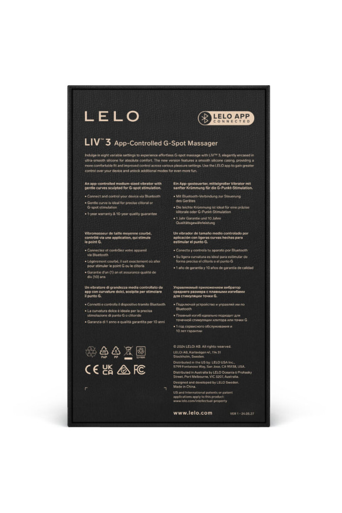 LELO - LIV™ 3 STIMOLATORE DEL PUNTO G VIOLA