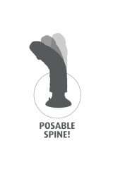 KING COCK - DILDO VIBRATORE 20.32 CM NATURALE