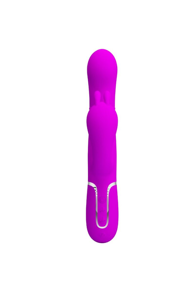 PRETTY LOVE - CAMMY VIBRATORE TRIPLO MULTIFUNZIONE 4 IN 1 ROSA
