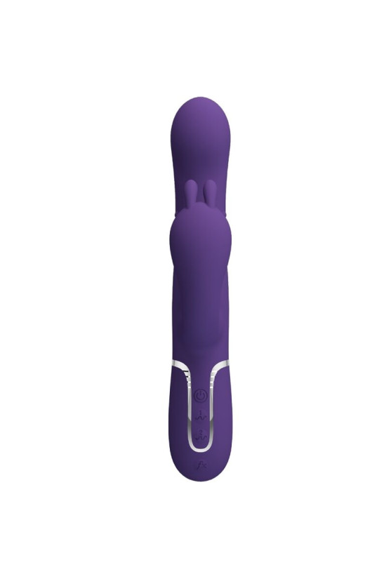 PRETTY LOVE - CAMMY VIBRATORE TRIPLO MULTIFUNZIONE 4 IN 1 VIOLA