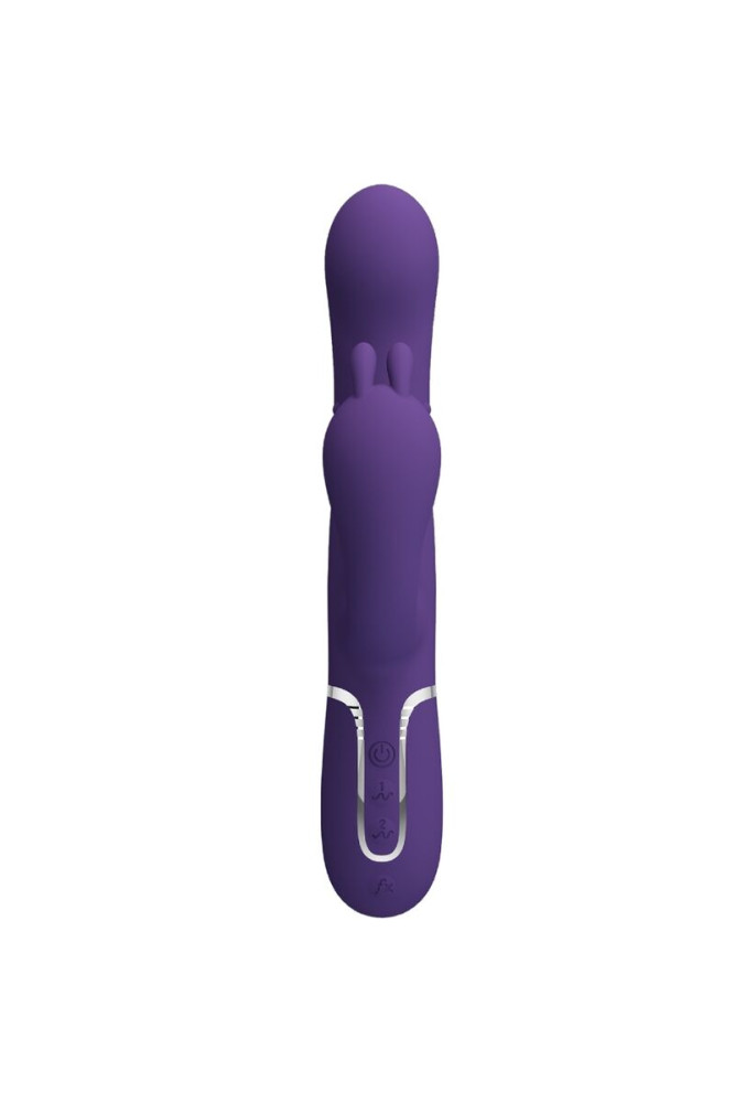 PRETTY LOVE - CAMMY VIBRATORE TRIPLO MULTIFUNZIONE 4 IN 1 VIOLA
