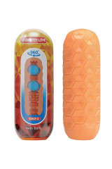 PRETTY LOVE - MASTURBATORE MASCHILE A GEMELLE ARANCIONE