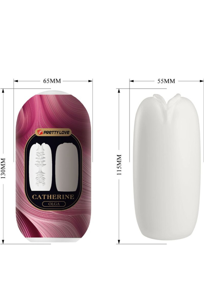 PRETTY LOVE - OLGA MASTURBATORE MASCHILE BIANCO