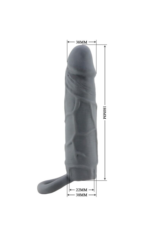 PRETTY LOVE - REALISTIC SKIN PENE SLEEVE GRIGIO SCURO
