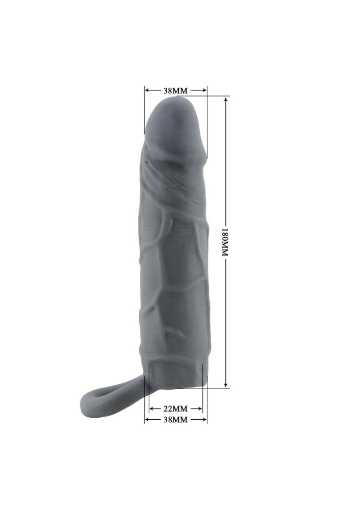 PRETTY LOVE - REALISTIC SKIN PENE SLEEVE GRIGIO SCURO