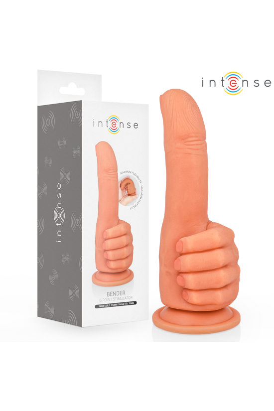 INTENSE - BENDER STIMOLATORE PUNTO G FLESSIBILE MANO 11