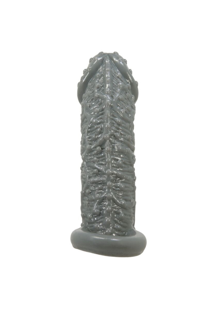 PRETTY LOVE - MODELLO REALISTICO DI INGRANDIMENTO E MANICA DI RITARDO PER IL PENE 2 GRIGIO