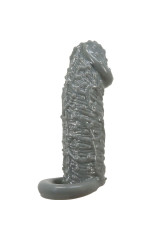 PRETTY LOVE - MODELLO REALISTICO DI INGRANDIMENTO E MANICA DI RITARDO PER IL PENE 2 GRIGIO