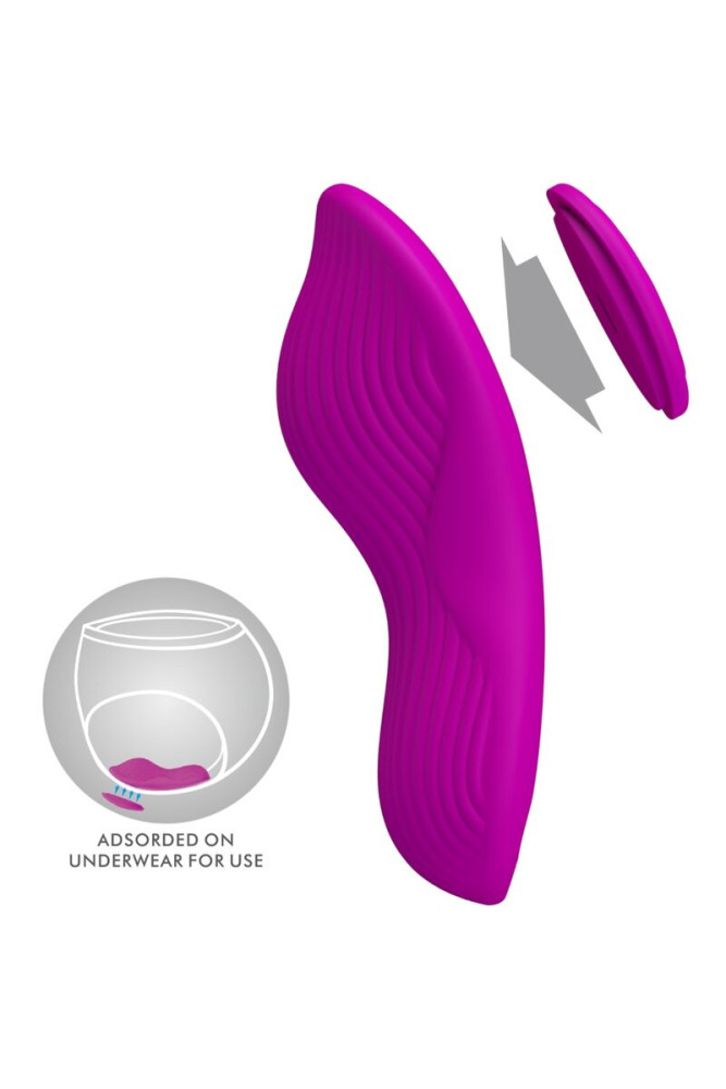 PRETTY LOVE - ROMARIO STIMOLATORE CLITORIDEO LAY-ON TELECOMANDO ROSA