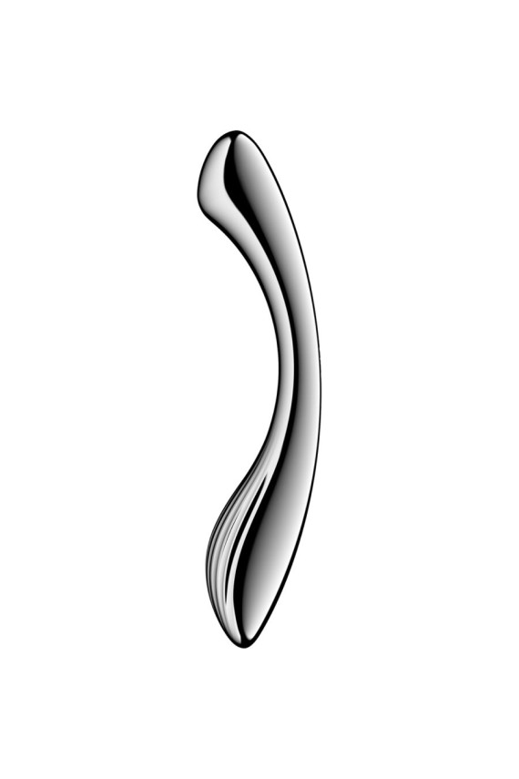 SATISFYER - DILDO A DOPPIA ESTREMITÀ IN ACCIAIO INOX PURE GRAVITY 1