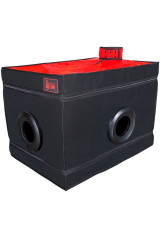 SECRET DOME - KINK CLUB LA NICHE CABIN NERO E ROSSO