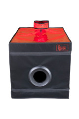 SECRET DOME - KINK CLUB LA NICHE CABIN NERO E ROSSO