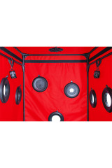 SECRET DOME - KINK CLUB CABIN SCANDALE NERO E ROSSO