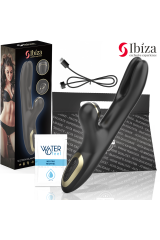 IBIZA - DOPPIO VIBRATORE BLOCCAGGIO NERO