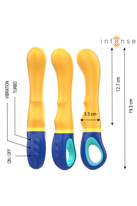INTENSO - VIBRATORE PUNTO G SHAGGY GIALLO