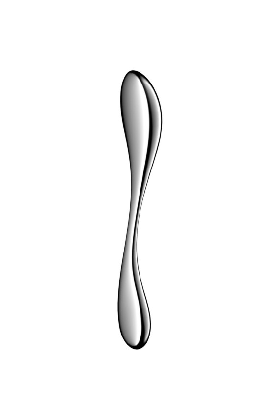 SATISFYER - DILDO A DOPPIA ESTREMITÀ IN ACCIAIO INOX STAR FORCE 3