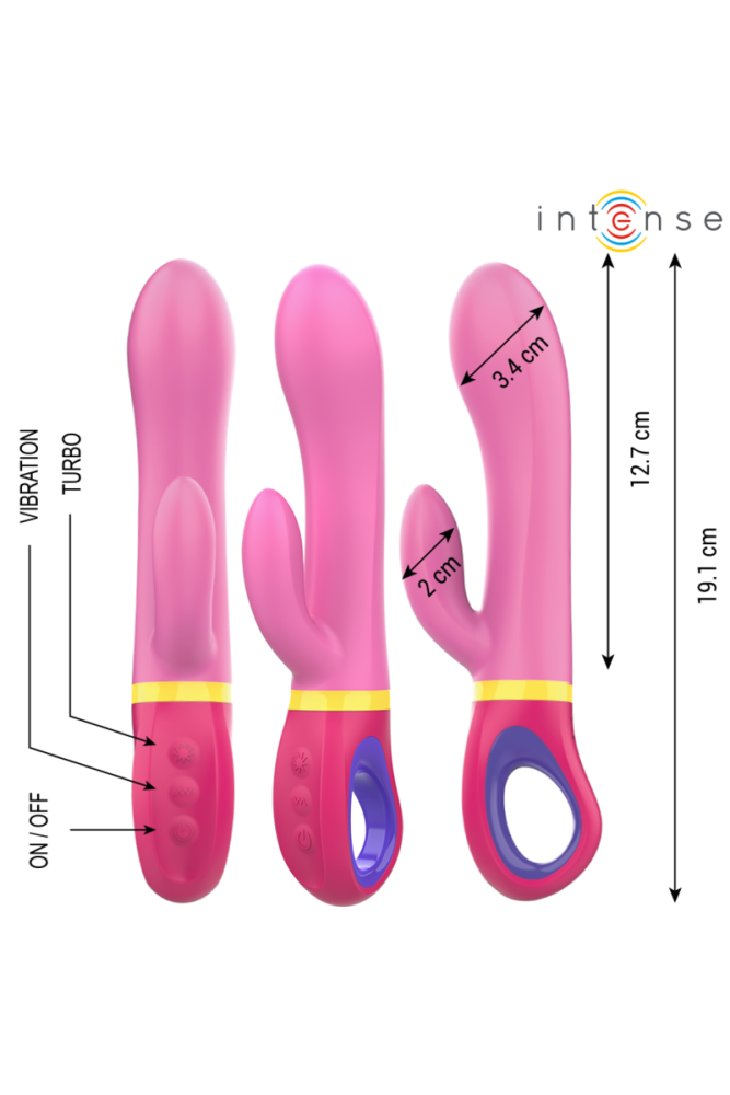 INTENSO - VIBRATORE CONIGLIO ROSA DAPHNE