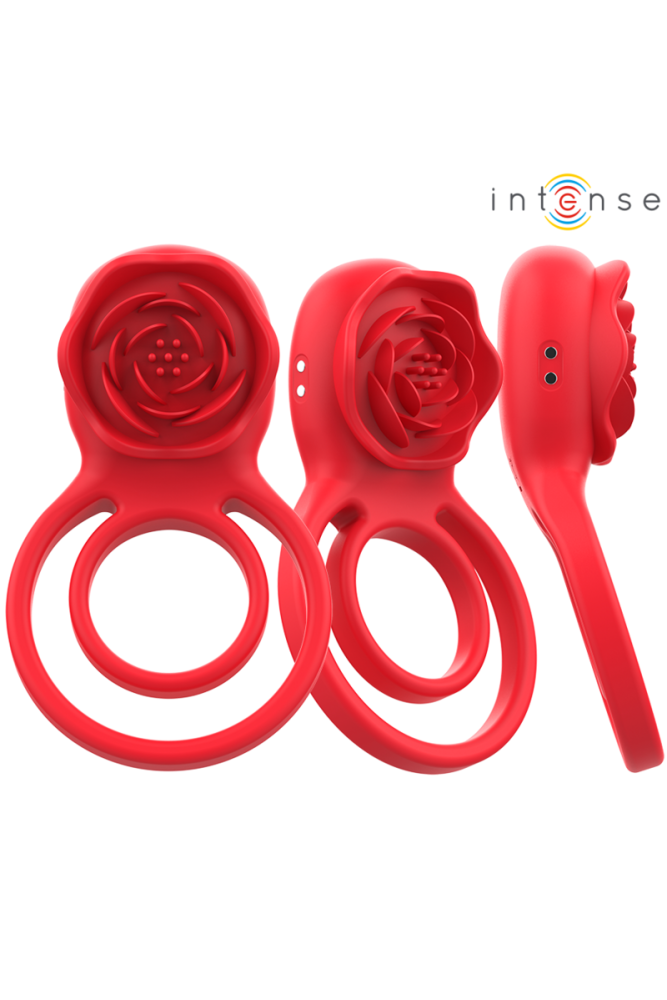 INTENSE - GAIL STIMOLATORE ROSE 10 VIBRAZIONI ROSSO TELECOMANDO