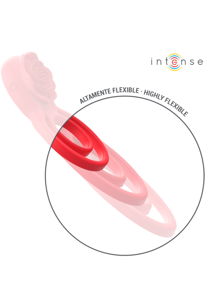 INTENSE - GAIL STIMOLATORE ROSE 10 VIBRAZIONI ROSSO TELECOMANDO