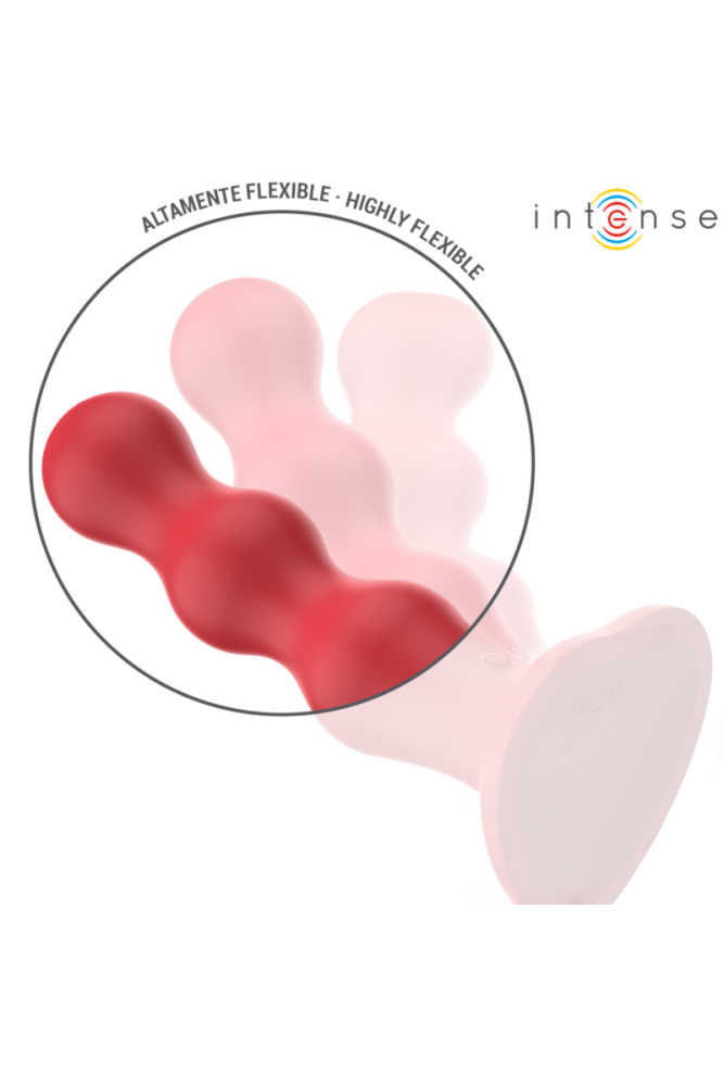 INTENSE - CODY VIBRATORE CON VENTOSA TELECOMANDO ROSSO