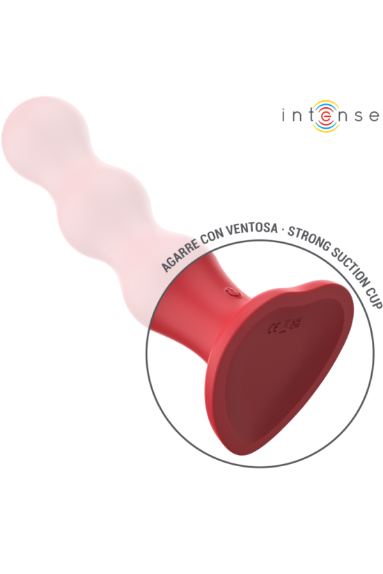 INTENSE - CODY VIBRATORE CON VENTOSA TELECOMANDO ROSSO