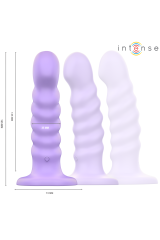 INTENSE - BRENDA VIBRATORE TAGLIA M DESIGN A SPIRALE 10 VIBRAZIONI TELECOMANDO VIOLA