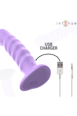 INTENSE - BRENDA VIBRATORE TAGLIA M DESIGN A SPIRALE 10 VIBRAZIONI TELECOMANDO VIOLA