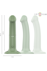 INTENSE - VIBRATORE BECCA CON VENTOSA 10 VIBRAZIONI TELECOMANDO VERDE