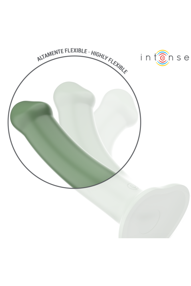 INTENSE - VIBRATORE BECCA CON VENTOSA 10 VIBRAZIONI TELECOMANDO VERDE