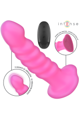 INTENSE - VIBRATORE CINDY TAGLIA L DESIGN A SPIRALE 10 VIBRAZIONI ROSA TELECOMANDO