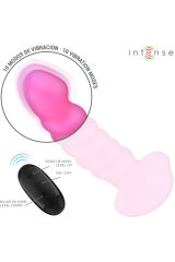 INTENSE - VIBRATORE CINDY TAGLIA L DESIGN A SPIRALE 10 VIBRAZIONI ROSA TELECOMANDO