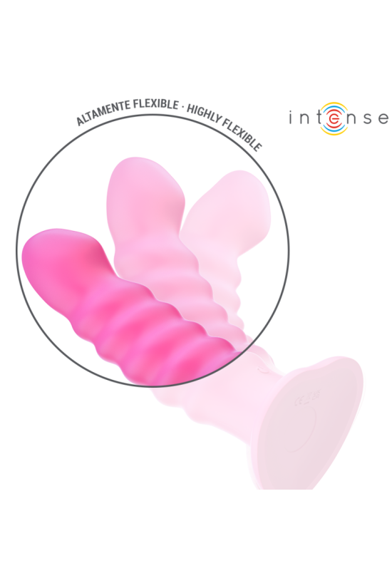 INTENSE - VIBRATORE CINDY TAGLIA L DESIGN A SPIRALE 10 VIBRAZIONI ROSA TELECOMANDO