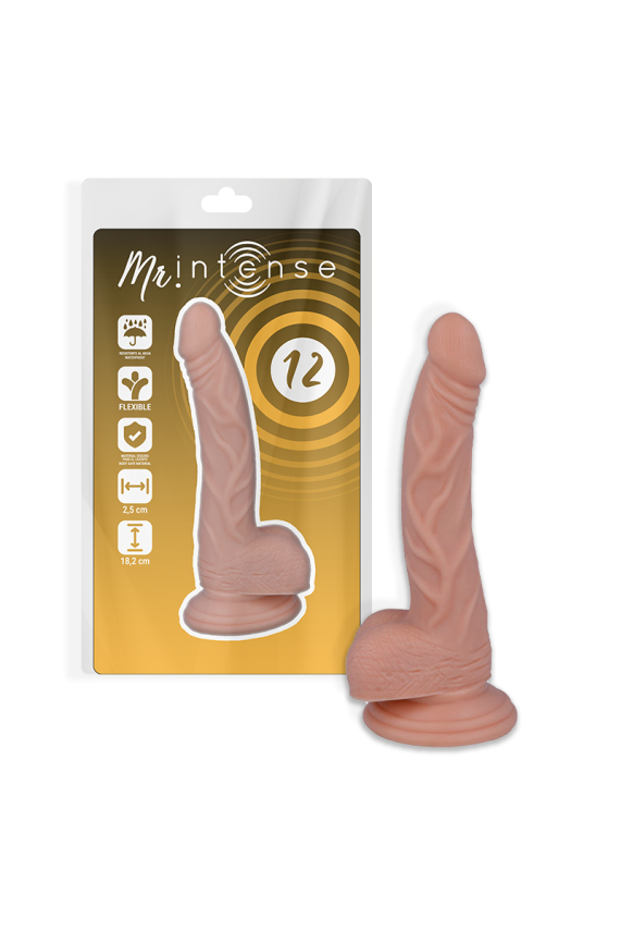 MR INTENSE - 12 PENE REALISTICO 18.2 CM -O- 2.5 CM