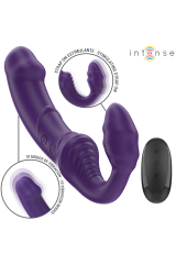 INTENSE - JILL DOPPIO VIBRATORE 20 CM VIOLA TELECOMANDO